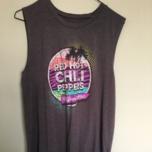 XL Red Hot Chili Peppers Sleeveless Tank EUC